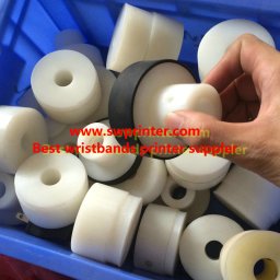 Holders for silicone wristbands printers